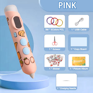 3D Pen for Kids Low Temperature 